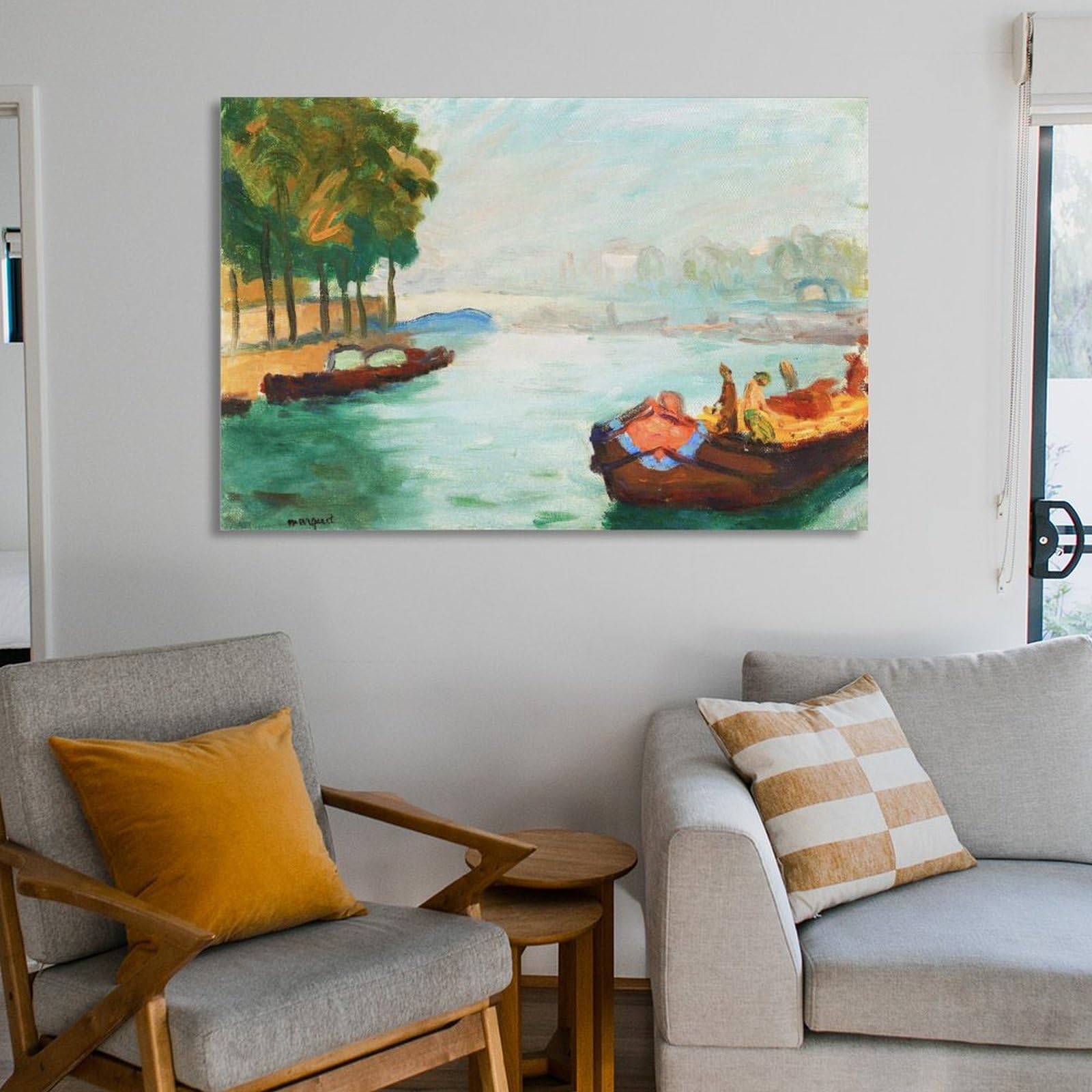 Amazon.co.jp: 画家 アルベール・マルケ 世界の名画 パリ、セーヌ川の